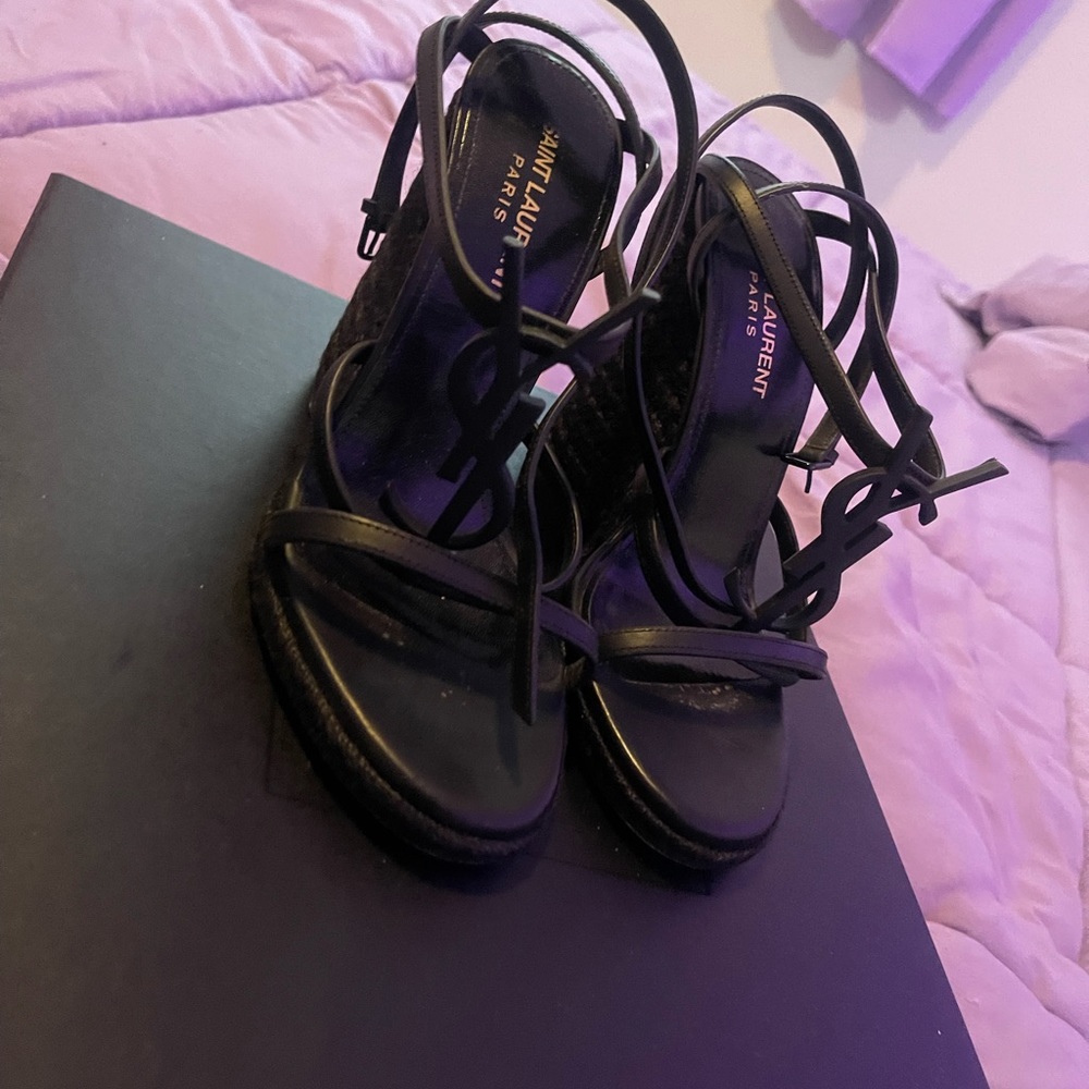 YSL wedges only worn twice had them for two years